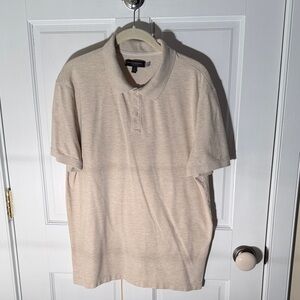 Banana Republic Men’s Pique Polo Shirt Wheat Color